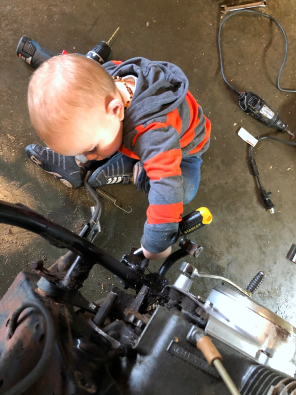 Elliot isn't a great mechanic but give him a couple years yet, he'll get there.